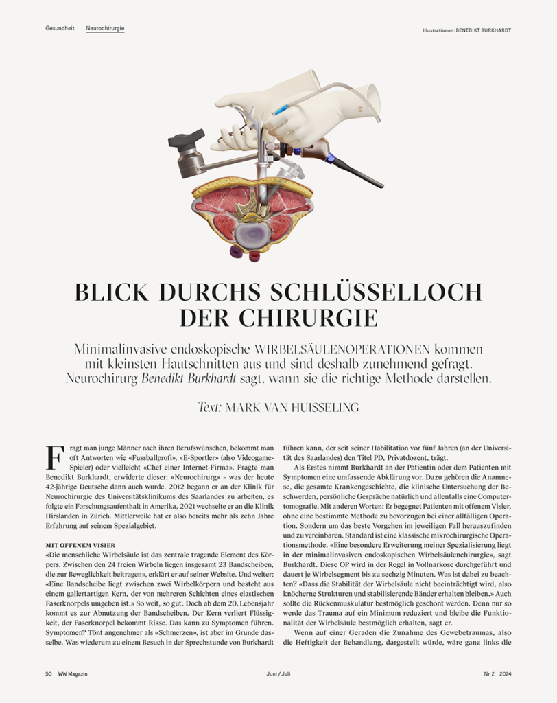 Ausschnitt Artikel aus dem WW Magazin
